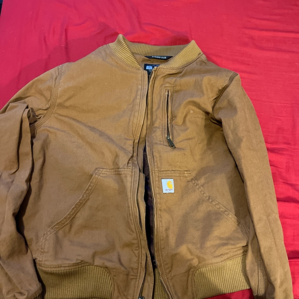 Carhartt Tan Bomber Jacket